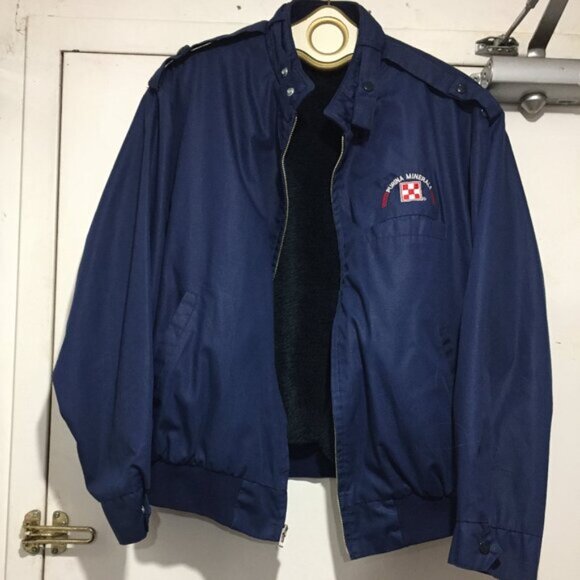 VINTAGE UNIIOY COMPANY SHERPA LINED BOMBER JACKETS SIZE XXL - Picture 2 of 3